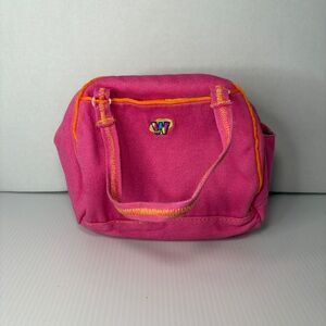 Ganz Webkinz Pink Funky Flower Plush Pet Purse Carrier Rare NO CODE Retired